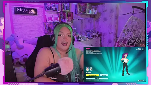 Snapshot of MegariaB chatting on September 18, 3:41 am MegariaB online show from September 18, 3:41 am