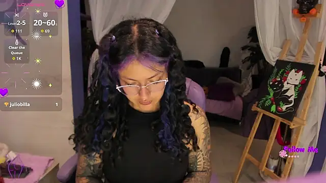 witchviolet online show from February 20, 3:25 am