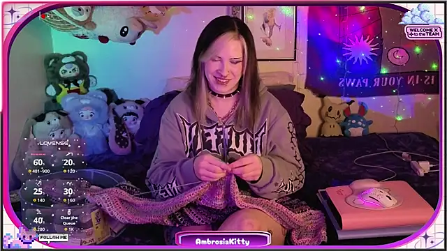 Snapshot of AmbrosiaKitty chatting on June 18, 10:30 am AmbrosiaKitty online show from June 18, 10:30 am