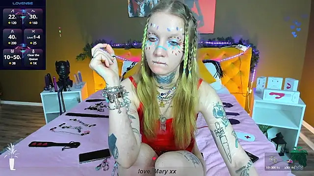 Snapshot of Mary_Xextra chatting on January 15, 1:02 am Mary Xextra online show from January 15, 1:02 am