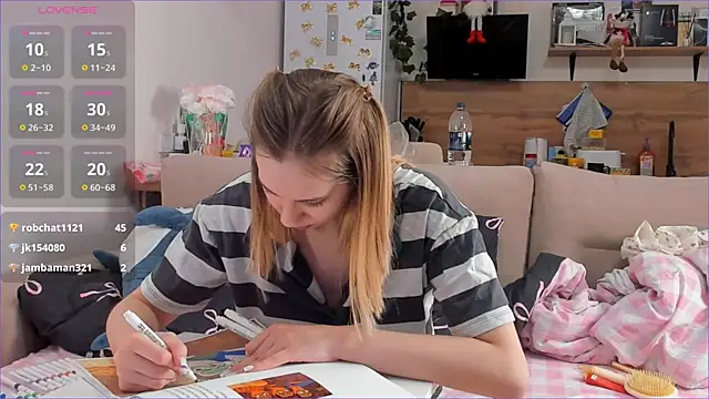 Snapshot of Girl_alone_home chatting on February 7, 4:22 pm Girl alone home online show from February 7, 4:22 pm