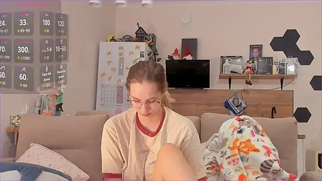 Snapshot of Girl_alone_home chatting on February 22, 2:45 am Girl alone home online show from February 22, 2:45 am