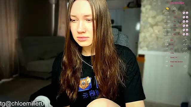 Snapshot of ChloeMillerMeow chatting on January 21, 8:08 am ChloeMillerMeow online show from January 21, 8:08 am