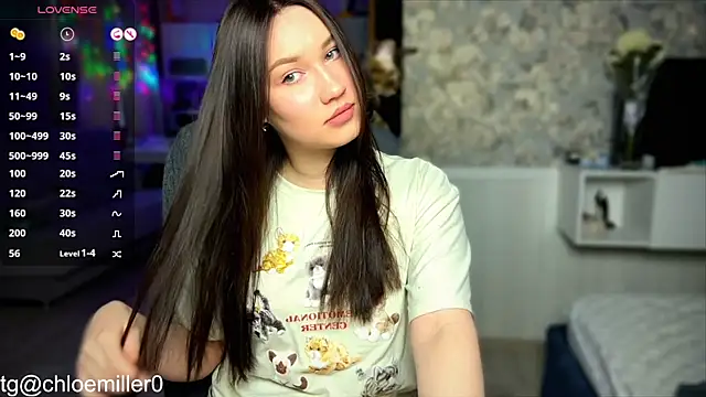 Snapshot of ChloeMillerMeow chatting on January 22, 5:26 am ChloeMillerMeow online show from January 22, 5:26 am