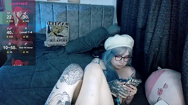 Snapshot of Inori_08 chatting on July 15, 6:18 am Inori 08 online show from July 15, 6:18 am
