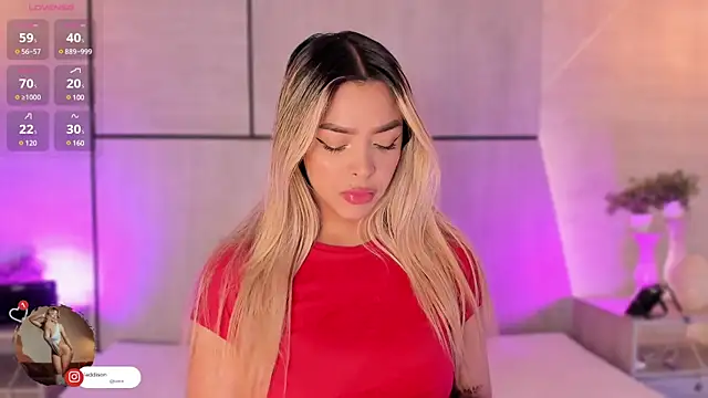 Addison baker online show from January 17, 8:00 pm