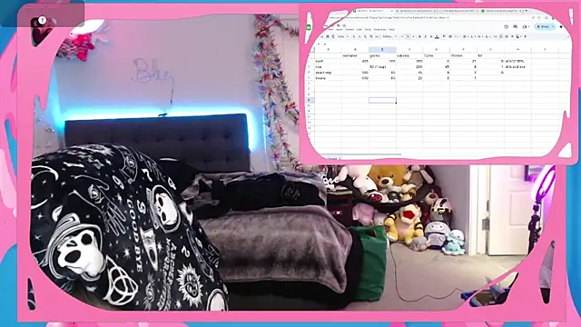 Snapshot of CirqueNoirBlu chatting on February 6, 3:33 am CirqueNoirBlu online show from February 6, 3:33 am