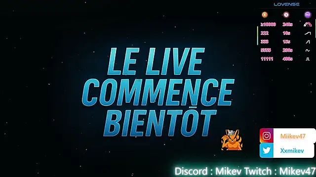 Mikev online show from November 10, 7:13 pm