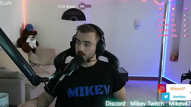 Snapshot of Mikev chatting on February 7, 11:36 am Mikev online show from February 7, 11:36 am