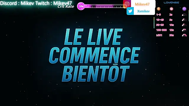Snapshot of Mikev chatting on February 26, 7:02 pm Mikev online show from February 26, 7:02 pm