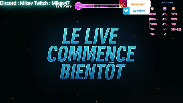 Snapshot of Mikev chatting on March 30, 5:58 pm Mikev online show from March 30, 5:58 pm