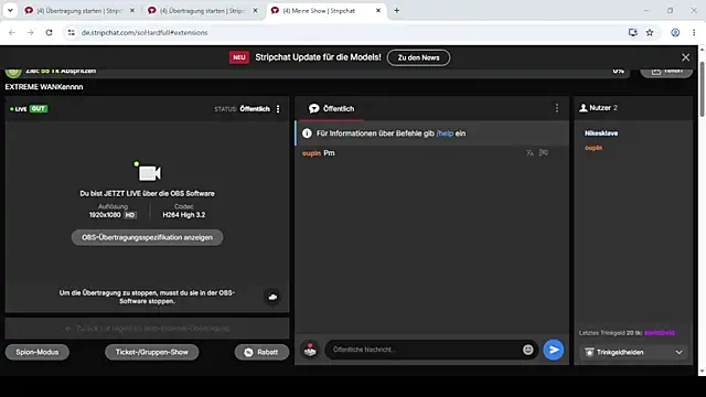Snapshot of soHardfull chatting on June 30, 11:22 am soHardfull online show from June 30, 11:22 am