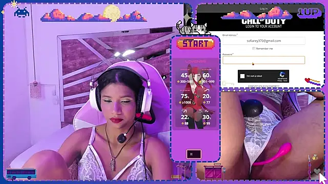 Snapshot of SofiRey_ chatting on March 21, 1:45 pm SofiRey online show from March 21, 1:45 pm