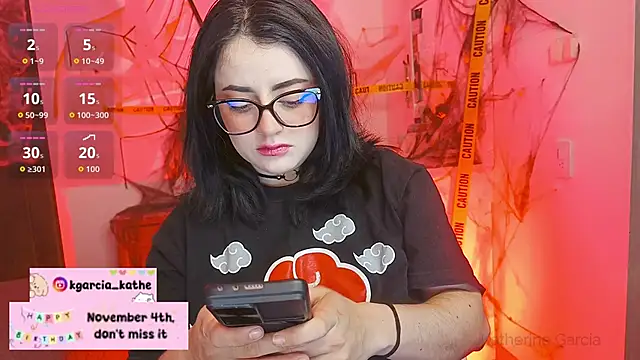 Snapshot of Lin-cute chatting on October 23, 5:18 am Lin-cute online show from October 23, 5:18 am