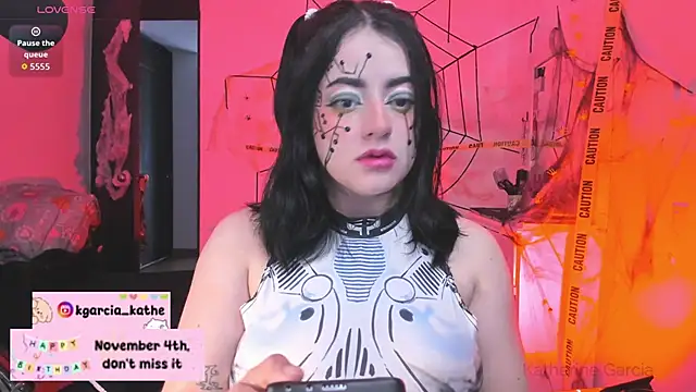 Snapshot of Lin-cute chatting on October 25, 7:41 pm Lin-cute online show from October 25, 7:41 pm