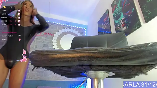 Snapshot of Karla-Ebony chatting on December 31, 3:34 am Karla-Ebony online show from December 31, 3:34 am