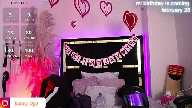 Bunny O online show from February 22, 12:45 am