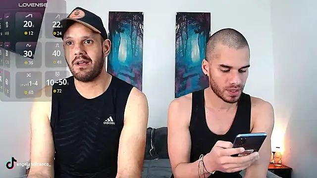 angelandfranco online show from March 13, 9:48 pm