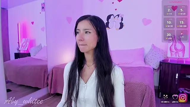 AbyWhitee online show from February 25, 1:30 am