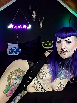 Snapshot of Purple_Coffin666 chatting on March 1, 9:04 pm Purple Coffin666 online show from March 1, 9:04 pm