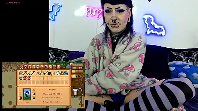 Purple Coffin666 online show from May 7, 10:42 am