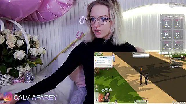 Snapshot of calviafarey chatting on February 26, 7:57 pm calviafarey online show from February 26, 7:57 pm
