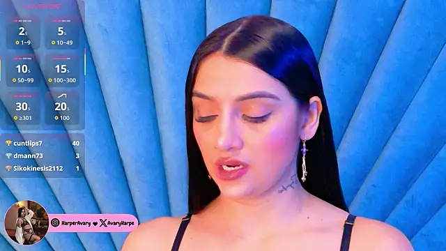 Harper-Avary online show from October 10, 3:00 pm