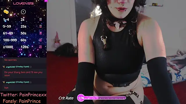 Snapshot of pain_princee chatting on January 16, 5:44 pm pain princee online show from January 16, 5:44 pm
