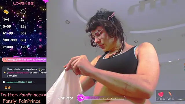 Snapshot of pain_princee chatting on January 17, 3:32 pm pain princee online show from January 17, 3:32 pm