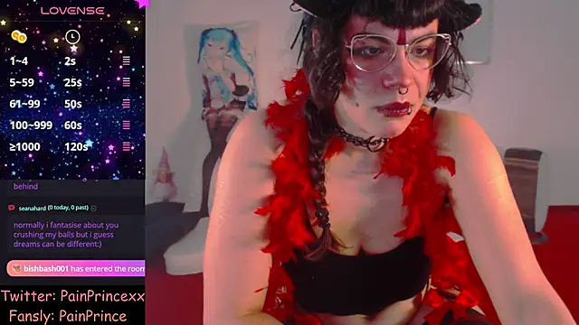 Snapshot of pain_princee chatting on January 31, 9:16 pm pain princee online show from January 31, 9:16 pm