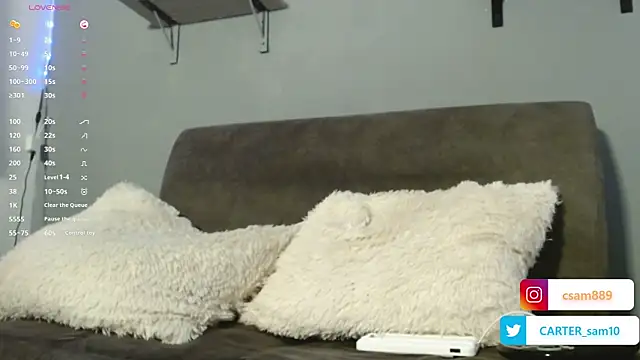 Snapshot of carter_sam chatting on January 22, 4:44 am carter sam online show from January 22, 4:44 am