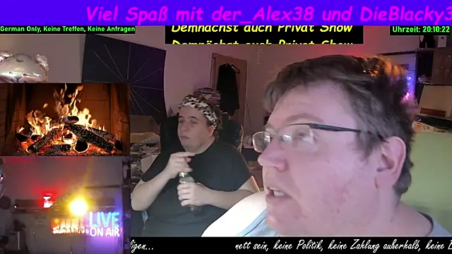 der alex38 online show from February 15, 7:10 pm
