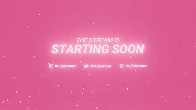 lilysummer1 online show from January 18, 8:56 pm