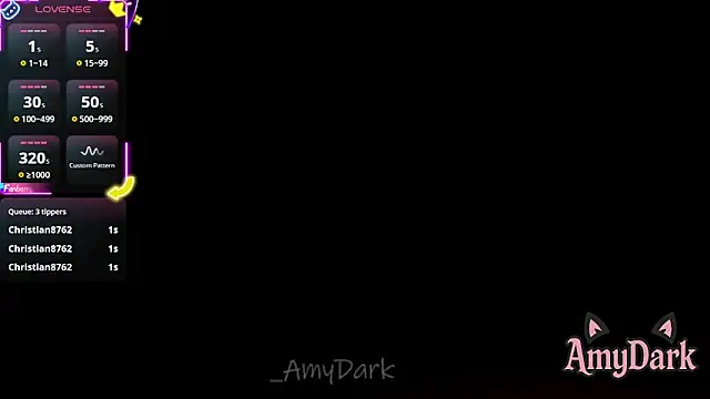  AmyDark online show from October 22, 2:23 am