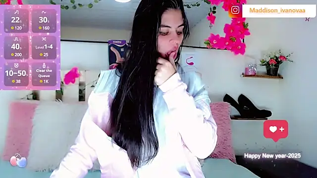 Snapshot of Madisson_Ivanova chatting on January 5, 5:09 am Madisson Ivanova online show from January 5, 5:09 am