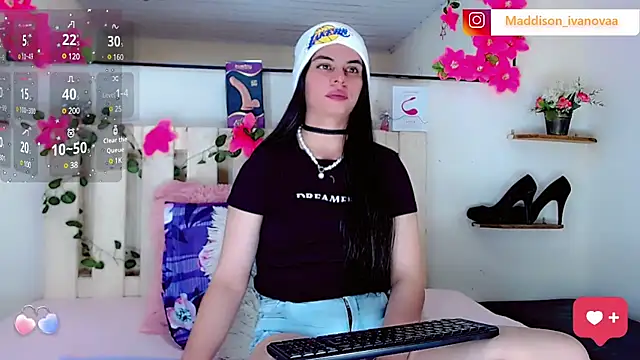 Snapshot of Madisson_Ivanova chatting on January 10, 10:04 pm Madisson Ivanova online show from January 10, 10:04 pm