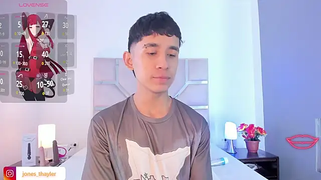 Snapshot of Thayler_jones chatting on February 2, 11:20 am Thayler jones online show from February 2, 11:20 am