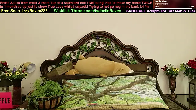 Snapshot of IsabelleRaven chatting on March 16, 4:44 pm IsabelleRaven online show from March 16, 4:44 pm