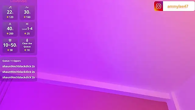 Snapshot of ammy_leee chatting on January 6, 8:24 am ammy leee online show from January 6, 8:24 am