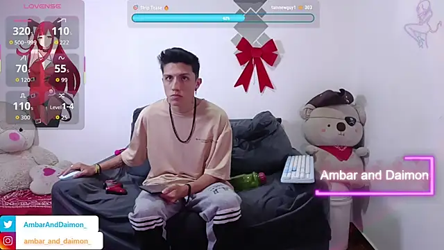 Ambar and daimon  online show from April 15, 5:03 am