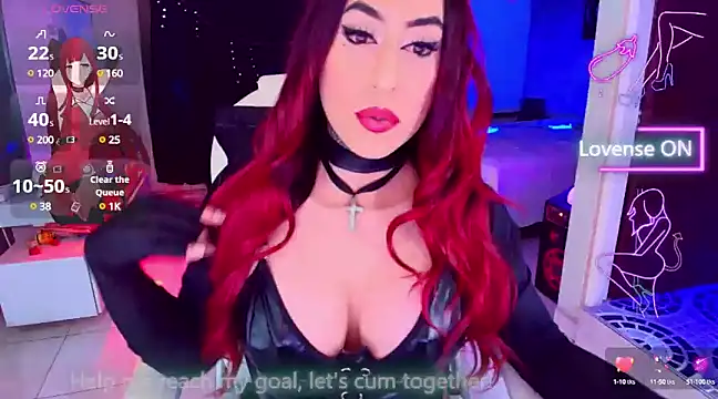 Snapshot of latexgoddes chatting on February 14, 12:41 am latexgoddes online show from February 14, 12:41 am