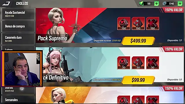 ReyDeBotones online show from February 18, 6:59 pm