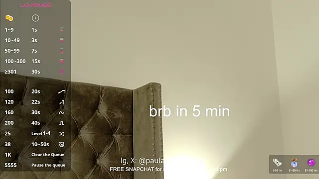 Snapshot of PauLaaCam chatting on September 18, 2:57 am PauLaaCam online show from September 18, 2:57 am