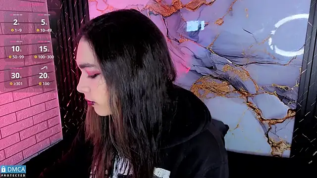 Snapshot of MaeveKuro chatting on February 10, 3:10 am MaeveKuro online show from February 10, 3:10 am