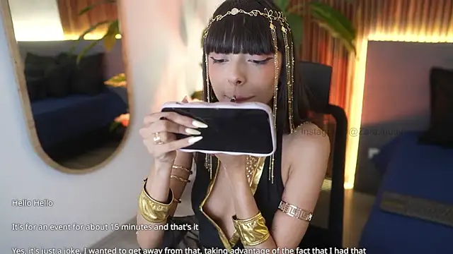 ZaraLuuv online show from October 27, 4:22 pm