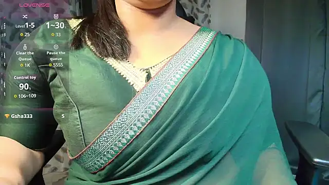 Snapshot of _Lisha_ chatting on September 23, 4:21 pm  Lisha  online show from September 23, 4:21 pm