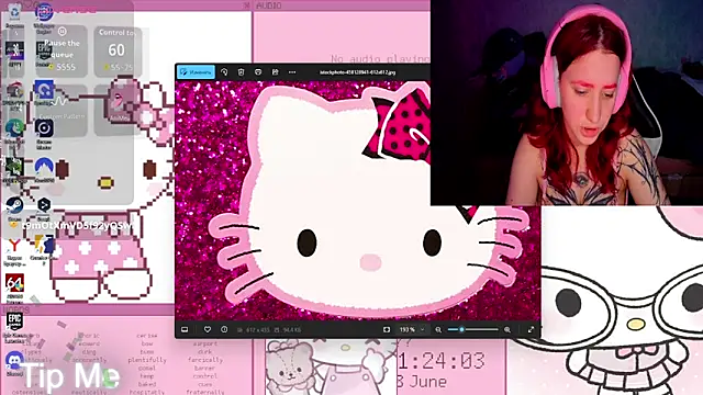 Snapshot of Mini_Lady1 chatting on June 27, 4:23 pm Mini Lady1 online show from June 27, 4:23 pm