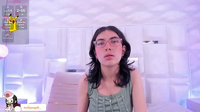 Im Molly Angel online show from December 1, 8:25 pm