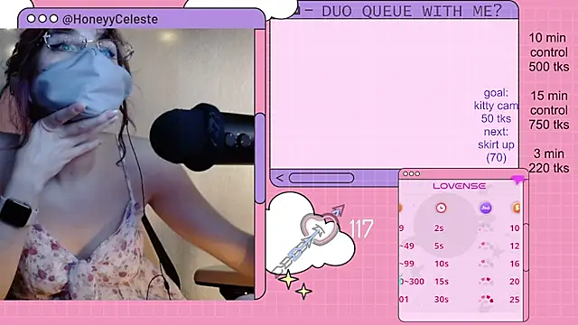 Snapshot of HoneyyCeleste chatting on May 12, 6:16 pm HoneyyCeleste online show from May 12, 6:16 pm