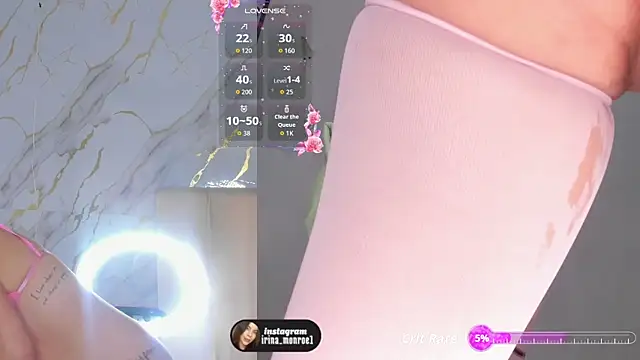 Snapshot of IrinaMonroee chatting on June 28, 8:42 am IrinaMonroee online show from June 28, 8:42 am